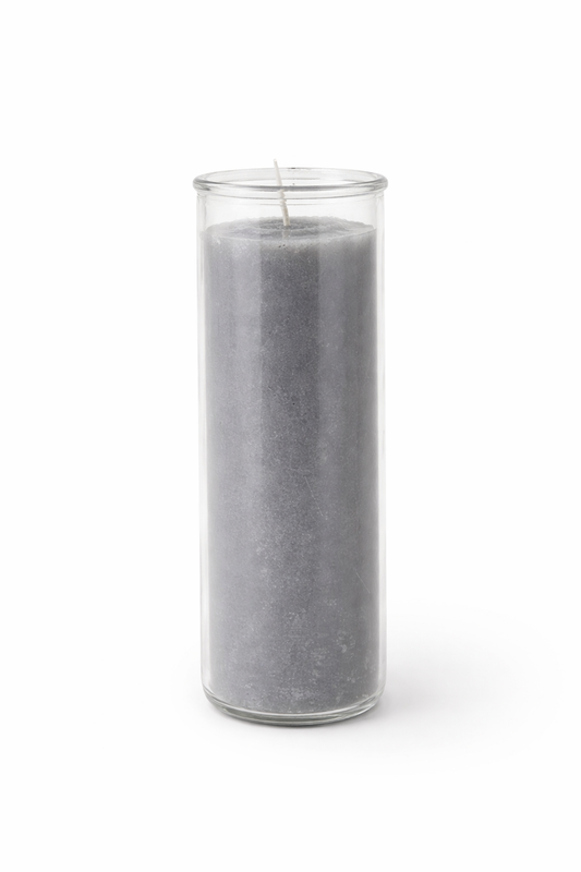 7 Day Pull Out Candle Grey