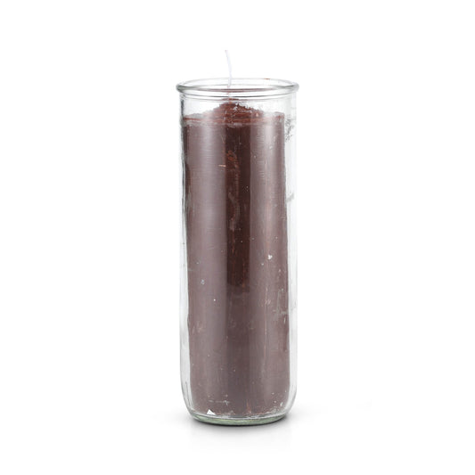 7 Day Pull Out Candle Brown