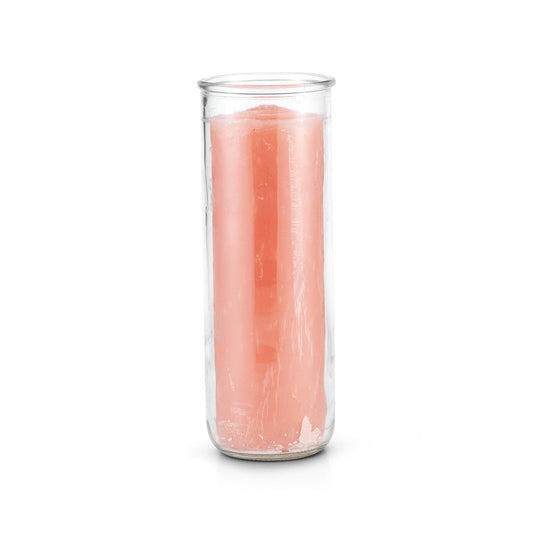 7 Day Pull Out Candle Pink