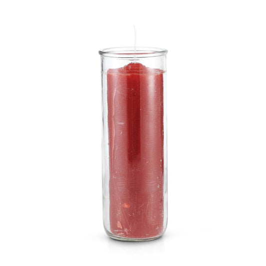 7 Day Pull Out Candle Red