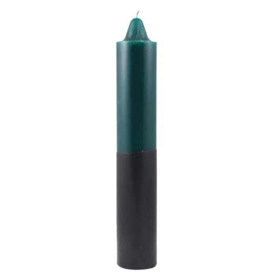 Double Action Jumbo Candle Green/Black