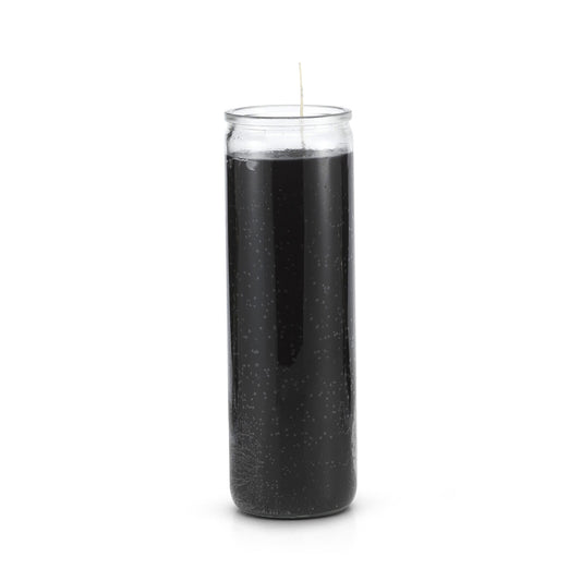 7 Day Plain Candle Black